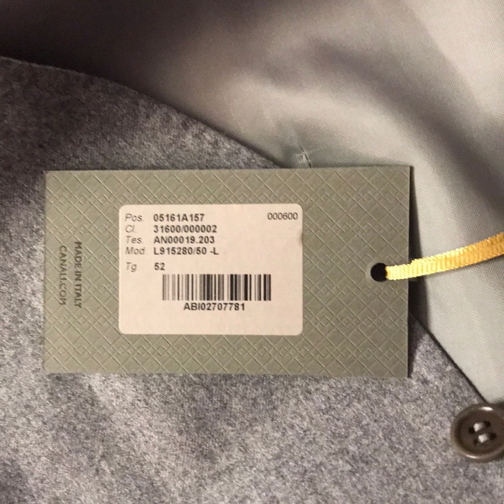 3 piece Men’s Canali Wool Suit - Picture 6 of 8